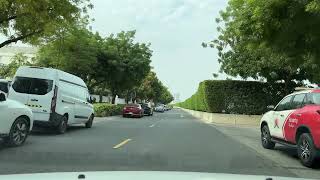 Al Quoz to Emirates Hills  DUBAI 4K drive [upl. by Nwahsyar]