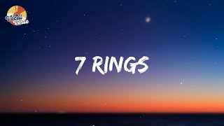 Ariana Grande  7 rings Lyrics  David Guetta Bruno Mars Mix Lyrics [upl. by Marya]