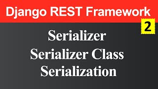 Serializer and Serializertion in Django REST Framework Hindi [upl. by Chimene]