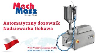 Automatyczny dozownik Nadziewarka tłokowa [upl. by Aiclef104]