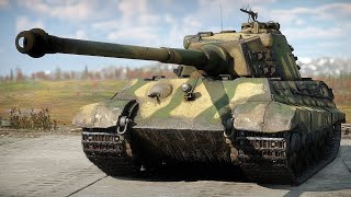 Upgraded And Even Deadlier💀  Tiger II 105 cm KwK War Thunder [upl. by Ydna]