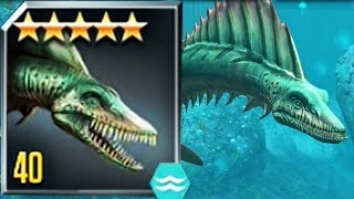 ELASMOSAURUS MAX LEVEL 40  Jurassic World The Game [upl. by Guyon]