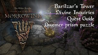 Guide Barilzars Experiment solution  Divine Inquiries Quest  The Elder Scrolls Online [upl. by Wrdna529]