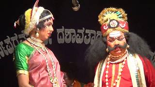 Yakshagana Tulu  Banatha bangar  13  Navooru  Bangady  Arala  Nitte  Hasya  5 [upl. by Yzmar]