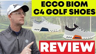 Ecco Biom C4 Golf Shoes Review  Are they the Coolest Shoes on the Market [upl. by Umeh948]