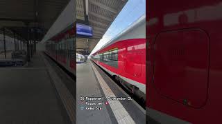 S6 Rapperswil  Schwanden GL Abfahrt von Rapperswil trainspotting trainspotter train [upl. by Dranrev]