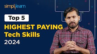 Top 5 HIGHEST PAYING Tech Skills 2024  5 Most IN DEMAND Programming Skills For 2024  Simplilearn [upl. by Davy]