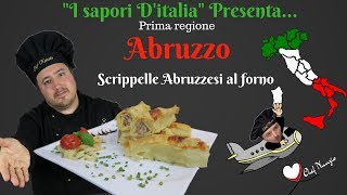 🍽Ricetta Scrippelle Abruzzesi al forno 1° Ep quotI sapori Dtaliaquotchefnunzio MultiSub🇩🇪🇬🇧🇩🇪 [upl. by Jaynell]