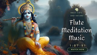 Sweet Flute Lord Krishna  Flute Meditation Music  Mind Relief  Sleep Relaxing Music [upl. by Holtorf]