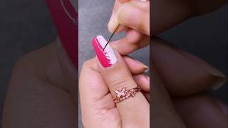 Nail Art With safety pin 🧷 naildesigns nailart [upl. by Gladdy]