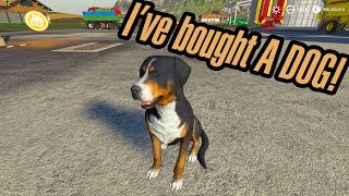 Ive bought a DOG in farming simulator 19 [upl. by Alan]