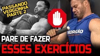 PARE AGORA COM ESSES EXERCÍCIOS INÚTEIS PARA HIPERTROFIA [upl. by Nonez]