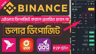 binance p2p dollar deposit । binance dollar buy । how to buy dollar in binance account deposit [upl. by Aennaej]