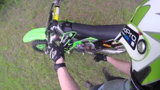 Tricks on how to free a motorcycle clutch that wont disengage Live demo on KX250 [upl. by Meid]