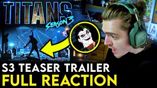 Titans Season 3 Teaser Trailer REACTION  They Did JOKER [upl. by Riabuz]