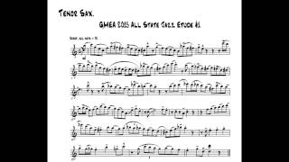 2015 GMEA Tenor Saxophone Jazz Etude 1 [upl. by Connelley213]