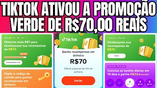 TIKTOK ATIVOU A PROMOÇÃO VERDE DE R7000 BORA TENTAR PASSAR OS CÓDIGOS [upl. by Anne]