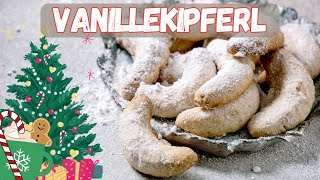 Vanillekipferl  einfach amp schnell gemacht  der Weihnachtsklassiker [upl. by Roselani]