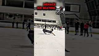 Normal ice skating vs Menace ice skating🥶 trollface edits troll [upl. by Aicnom]