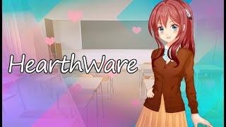 HeartWare Gameplay  Visual Novel Game  PC [upl. by Melak]