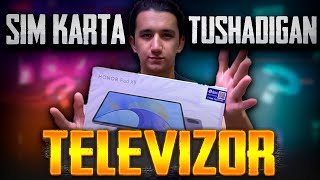 🤯SIM KARTA TUSHADIGAN TELEVIZOR NI PUBG MOBILE OYNIDA TEST QILAMIZA HONOR PAD X9 PUBG TEST [upl. by Coralyn]