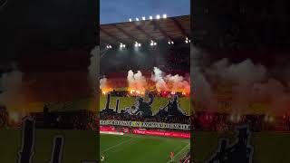 Belgium Standard Liege  Charleroi Performance in honor of the native working city from local fans [upl. by Atnoid123]