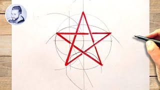 Comment dessiner un pentacle [upl. by Anu]