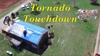 Tornado Touches Down at McLeansville amp TurnerSmith Rds  Browns Summit NC [upl. by Nauq]