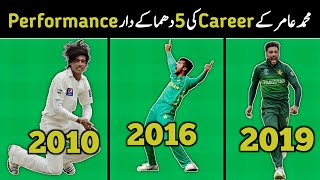 Mohammad Amir Top 5 Best RECORD for All TIME [upl. by Keefer860]