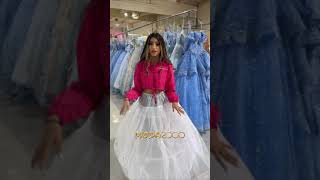 Quince dress transformation💙 New Video httpsyoutubeILW9J3uSbo [upl. by Lourdes]