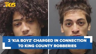 Two Kia Boyz connected to string of King County robberies charged [upl. by Lasiaf594]