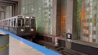 CTA Heritage Livery pulling into OHare [upl. by Gulgee525]