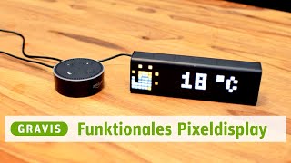 LaMetric Time · Pixeldisplay mit WLAN  GRAVITIES Plus 36 [upl. by Anibor]