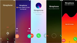 PHONE INCOMING CALL VIVO X80  OPPO RENO 11  REDMI MIUI 10  HUAWEI P40  XIAOMI NOTE 9 [upl. by Broderic]