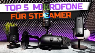 TOP 5 USB MIKROFONE für Streamer [upl. by Berthe274]