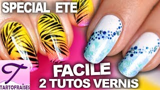 Spécial été 2 Tutos au vernis faciles  piscine VS cocotier [upl. by Pebrook803]