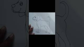 dog drawing pendrawingeasy shortvideo viralvideo art drawingpen penart drawingideas [upl. by Akkire561]