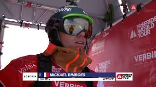 Winning run Mickael Bimboes  FWT18 Xtreme Verbier Switzerland [upl. by Velick465]