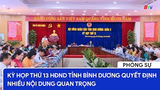 Kỳ họp thứ 13 HĐND tỉnh Bình Dương quyết định nhiều nội dung quan trọng [upl. by Leary]