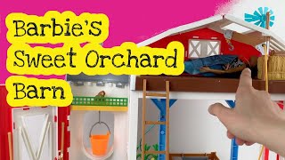 Barbie Sweet Orchard Barn and farm playset [upl. by Cummine]