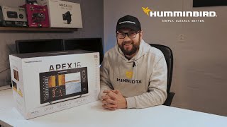 Humminbird Apex 16  Unboxing [upl. by Snowman]