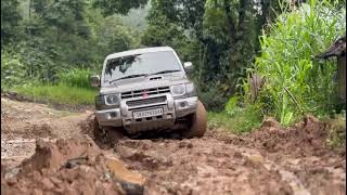 Mitsubishi pajero SFX offroading in India  Mitsubishi motors  PAJERO [upl. by Adebayo]