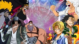 Luffy Sabo amp Dragon to the Rescue Family Alliance vs Blackbeard Pirates [upl. by Nnyla]