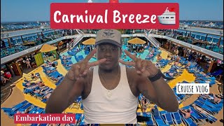 Carnival Breeze  Embarkation Day  Last Min Cruise [upl. by Ailgna]