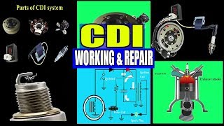 Bike CDI working and repaircdi ignition system HondaCDI parts specifications of CD motorcycle [upl. by Hugh184]