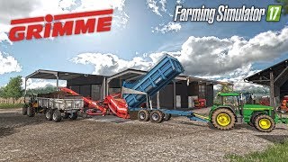 FS 17 Arrachage Pomme de Terre  Grimme GT170 Palox GBF  John Deere  Maupu [upl. by Otreblide]