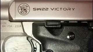 Smith amp Wesson SW 22 Victory Target 22 LR [upl. by Onaimad]