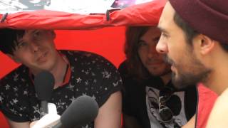 Bastille inTENTerview At Reading With Dan amp Phil [upl. by Ietta250]