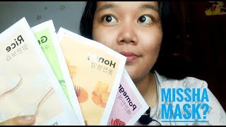 Review Missha Airy Fit Sheet Mask Green Tea  Skin care korea Bahasa [upl. by Cloots]