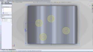 Solidworks Bemaßung auf unebene Oberfläche [upl. by Bram920]